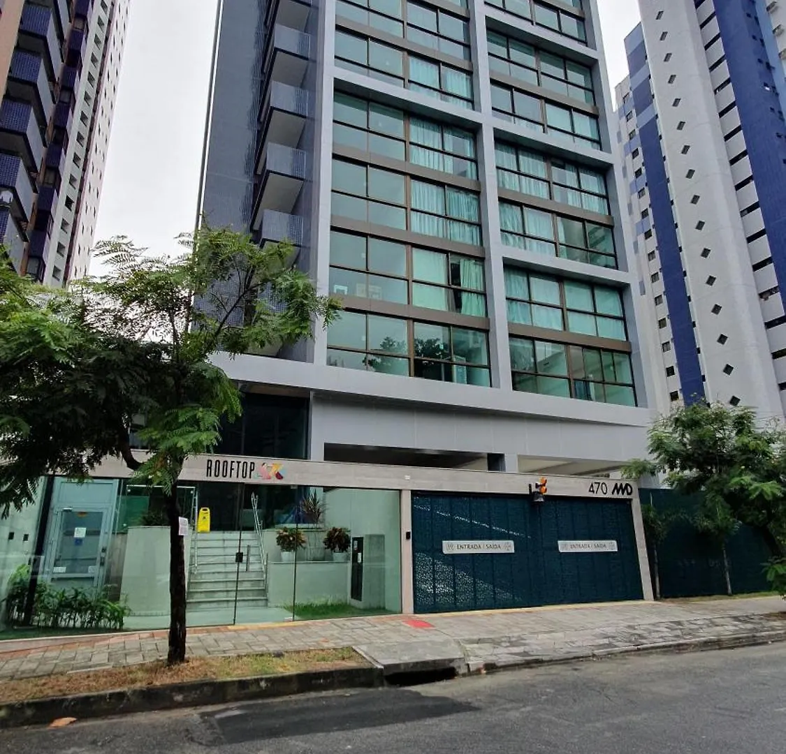 Flat Boa Viagem - Rooftop 470 Ресифи 0*,