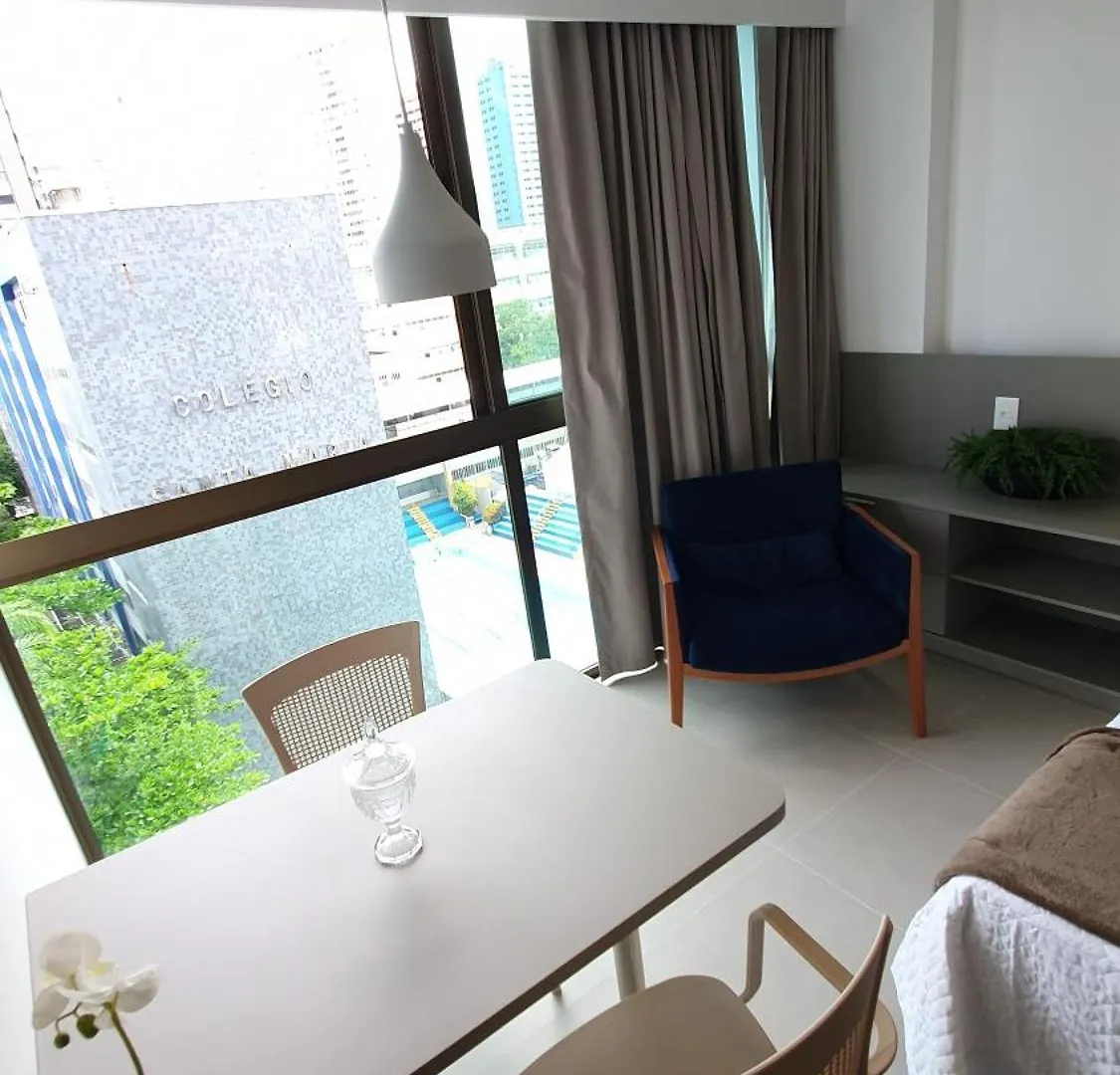 Flat Boa Viagem - Rooftop 470 Ресифи 0*,
